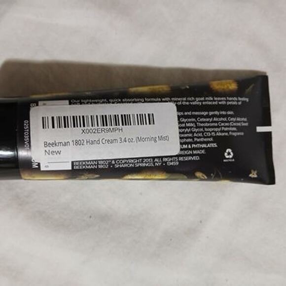 Beekman 1802 MORNING MIST Goat Milk hand Cream 3.4 oz made in the USA NEW - Picture 4 of 6